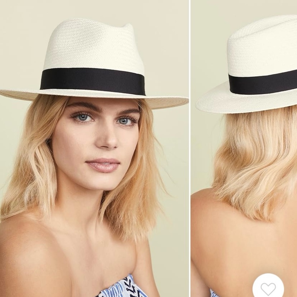 Always a classic summertime accessory. Panama straw.
By rag & bone; imported